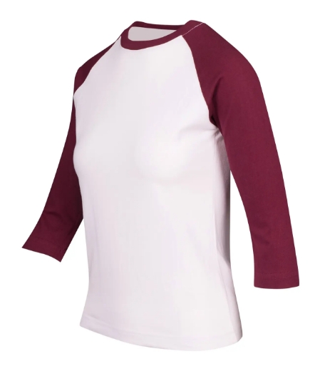 Picture of RAMO, Ladies 3/4 Sleeve Raglan Tee